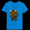 Ladies’  Junior Fine Jersey V-Neck Longer Length T-Shirt Thumbnail