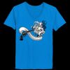 Ladies’  Junior Fine Jersey V-Neck Longer Length T-Shirt Thumbnail