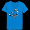 Ladies’  Junior Fine Jersey V-Neck Longer Length T-Shirt Thumbnail