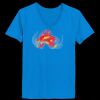 Ladies’  Junior Fine Jersey V-Neck Longer Length T-Shirt Thumbnail