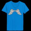 Ladies’  Junior Fine Jersey V-Neck Longer Length T-Shirt Thumbnail