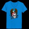 Ladies’  Junior Fine Jersey V-Neck Longer Length T-Shirt Thumbnail