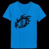 Ladies’  Junior Fine Jersey V-Neck Longer Length T-Shirt Thumbnail