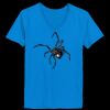Ladies’  Junior Fine Jersey V-Neck Longer Length T-Shirt Thumbnail