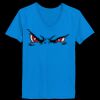 Ladies’  Junior Fine Jersey V-Neck Longer Length T-Shirt Thumbnail
