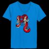 Ladies’  Junior Fine Jersey V-Neck Longer Length T-Shirt Thumbnail