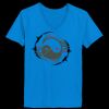 Ladies’  Junior Fine Jersey V-Neck Longer Length T-Shirt Thumbnail