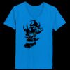 Ladies’  Junior Fine Jersey V-Neck Longer Length T-Shirt Thumbnail