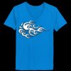 Ladies’  Junior Fine Jersey V-Neck Longer Length T-Shirt Thumbnail