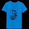 Ladies’  Junior Fine Jersey V-Neck Longer Length T-Shirt Thumbnail