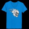 Ladies’  Junior Fine Jersey V-Neck Longer Length T-Shirt Thumbnail