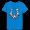 Ladies’  Junior Fine Jersey V-Neck Longer Length T-Shirt Thumbnail