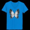 Ladies’  Junior Fine Jersey V-Neck Longer Length T-Shirt Thumbnail