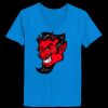 Ladies’  Junior Fine Jersey V-Neck Longer Length T-Shirt Thumbnail
