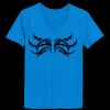 Ladies’  Junior Fine Jersey V-Neck Longer Length T-Shirt Thumbnail