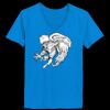 Ladies’  Junior Fine Jersey V-Neck Longer Length T-Shirt Thumbnail