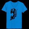 Ladies’  Junior Fine Jersey V-Neck Longer Length T-Shirt Thumbnail