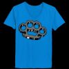 Ladies’  Junior Fine Jersey V-Neck Longer Length T-Shirt Thumbnail