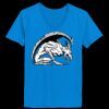 Ladies’  Junior Fine Jersey V-Neck Longer Length T-Shirt Thumbnail