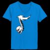 Ladies’  Junior Fine Jersey V-Neck Longer Length T-Shirt Thumbnail