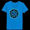 Ladies’  Junior Fine Jersey V-Neck Longer Length T-Shirt Thumbnail
