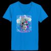 Ladies’  Junior Fine Jersey V-Neck Longer Length T-Shirt Thumbnail