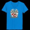 Ladies’  Junior Fine Jersey V-Neck Longer Length T-Shirt Thumbnail