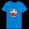 Ladies’  Junior Fine Jersey V-Neck Longer Length T-Shirt Thumbnail