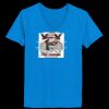 Ladies’  Junior Fine Jersey V-Neck Longer Length T-Shirt Thumbnail