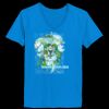 Ladies’  Junior Fine Jersey V-Neck Longer Length T-Shirt Thumbnail