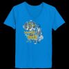 Ladies’  Junior Fine Jersey V-Neck Longer Length T-Shirt Thumbnail