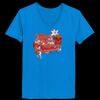 Ladies’  Junior Fine Jersey V-Neck Longer Length T-Shirt Thumbnail