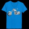 Ladies’  Junior Fine Jersey V-Neck Longer Length T-Shirt Thumbnail