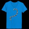 Ladies’  Junior Fine Jersey V-Neck Longer Length T-Shirt Thumbnail