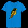 Ladies’  Junior Fine Jersey V-Neck Longer Length T-Shirt Thumbnail