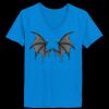 Ladies’  Junior Fine Jersey V-Neck Longer Length T-Shirt Thumbnail