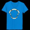 Ladies’  Junior Fine Jersey V-Neck Longer Length T-Shirt Thumbnail