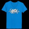 Ladies’  Junior Fine Jersey V-Neck Longer Length T-Shirt Thumbnail