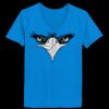 Ladies’  Junior Fine Jersey V-Neck Longer Length T-Shirt Thumbnail