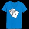Ladies’  Junior Fine Jersey V-Neck Longer Length T-Shirt Thumbnail