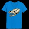 Ladies’  Junior Fine Jersey V-Neck Longer Length T-Shirt Thumbnail