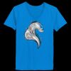 Ladies’  Junior Fine Jersey V-Neck Longer Length T-Shirt Thumbnail