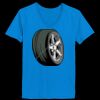Ladies’  Junior Fine Jersey V-Neck Longer Length T-Shirt Thumbnail