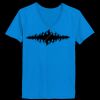 Ladies’  Junior Fine Jersey V-Neck Longer Length T-Shirt Thumbnail