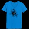 Ladies’  Junior Fine Jersey V-Neck Longer Length T-Shirt Thumbnail