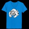 Ladies’  Junior Fine Jersey V-Neck Longer Length T-Shirt Thumbnail