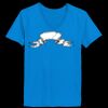Ladies’  Junior Fine Jersey V-Neck Longer Length T-Shirt Thumbnail