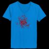 Ladies’  Junior Fine Jersey V-Neck Longer Length T-Shirt Thumbnail