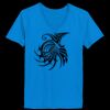 Ladies’  Junior Fine Jersey V-Neck Longer Length T-Shirt Thumbnail