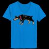 Ladies’  Junior Fine Jersey V-Neck Longer Length T-Shirt Thumbnail